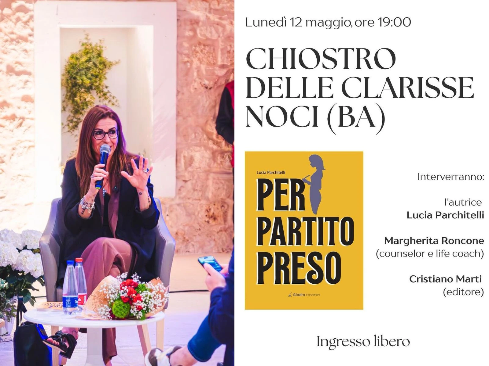 Scopri di più sull'articolo Margherita Roncone al Chiostro delle Clarisse